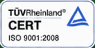 TÜV Rheinland certified, ISO 9001 TÜV Rheinland certified, ISO 9001